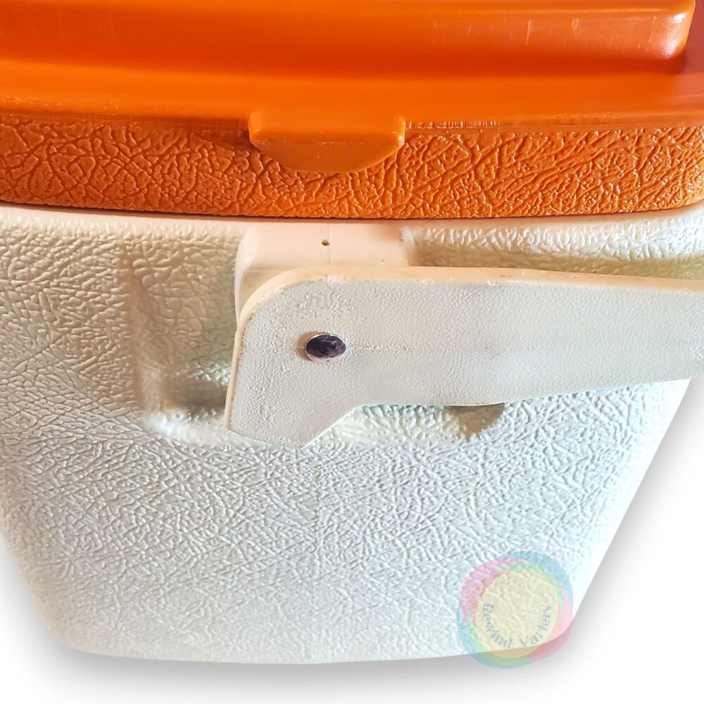 Vintage Coleman Lil Oscar Orange Cooler 5272 - Picture 11 of 16